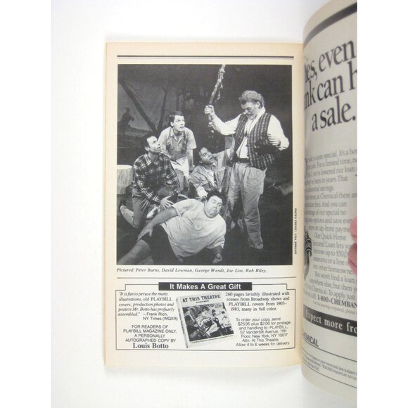 Wild Men Playbill Westside Theatre May 1993 David Lumen Peter Burns Joe Liss - Picture 4 of 7